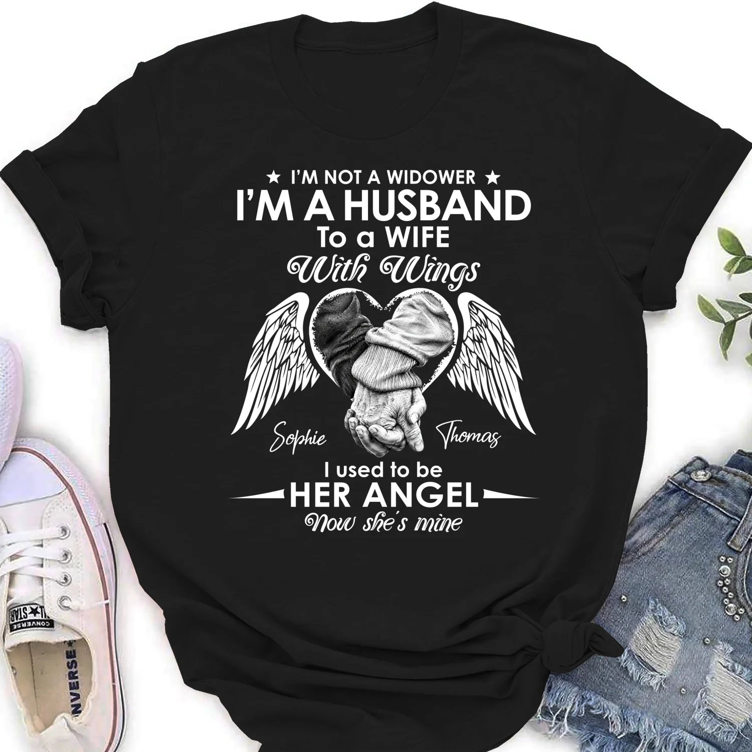 I Am Not A Widower - Personalized Custom Shirt - Image 16
