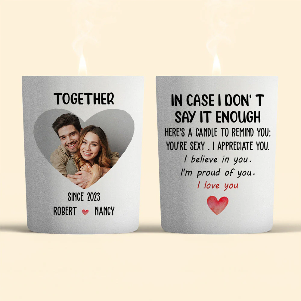 I Am Proud Of You - Personalized Custom Candle - Image 2