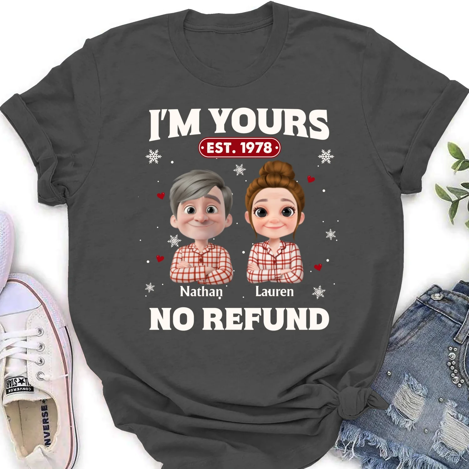 I Am Yours Christmas - Personalized Custom Shirt - Image 17