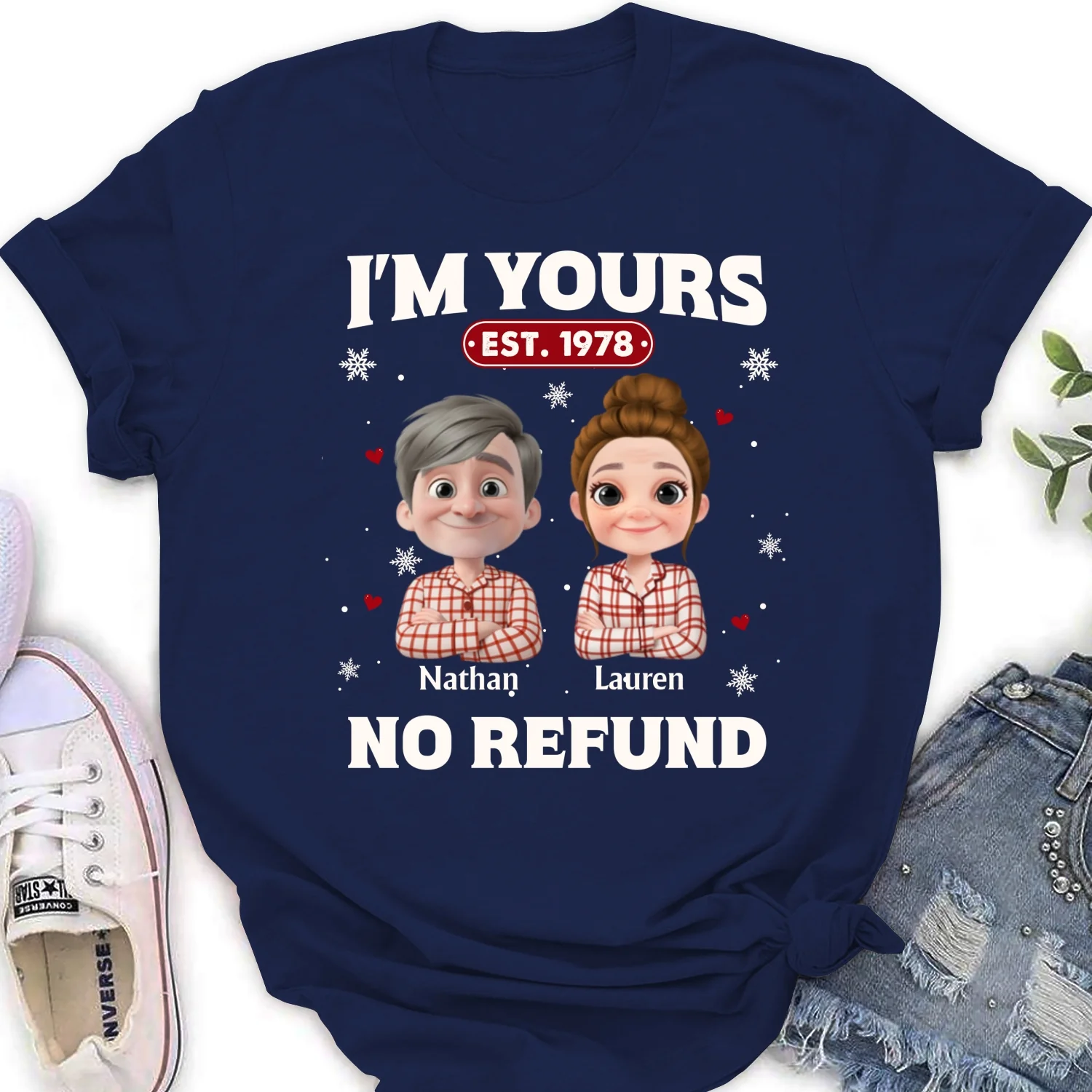 I Am Yours Christmas - Personalized Custom Shirt - Image 18