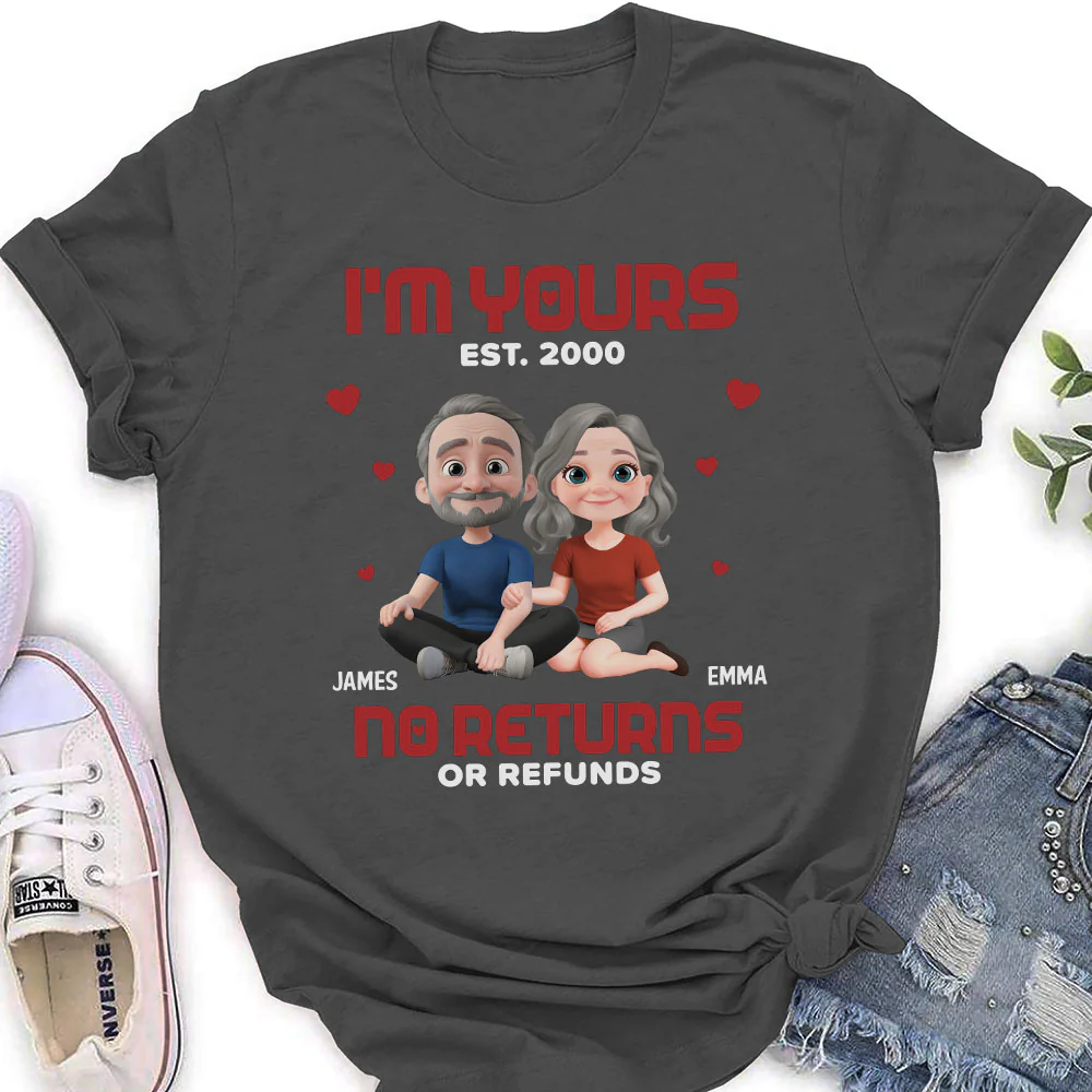 I Am Yours EST - Personalized Custom Shirt - Image 11