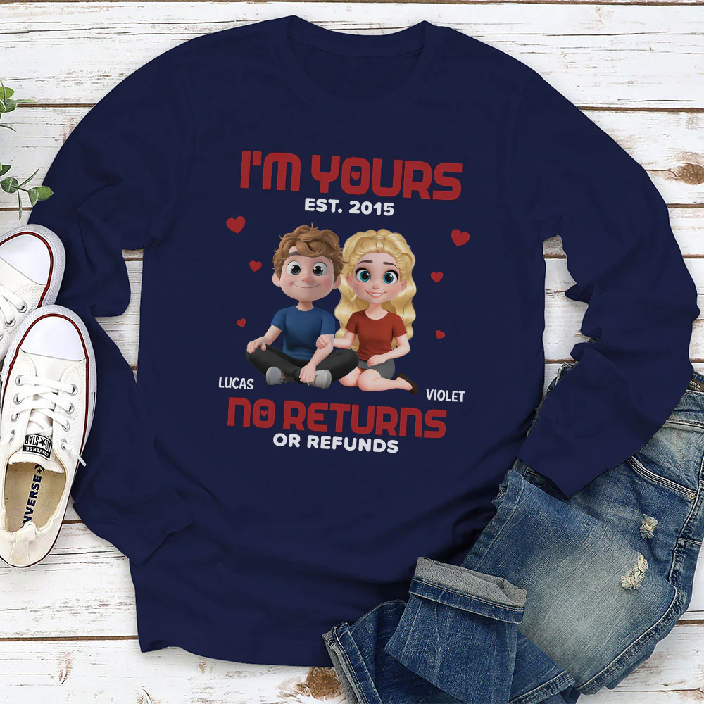 I Am Yours EST - Personalized Custom Shirt - Image 8