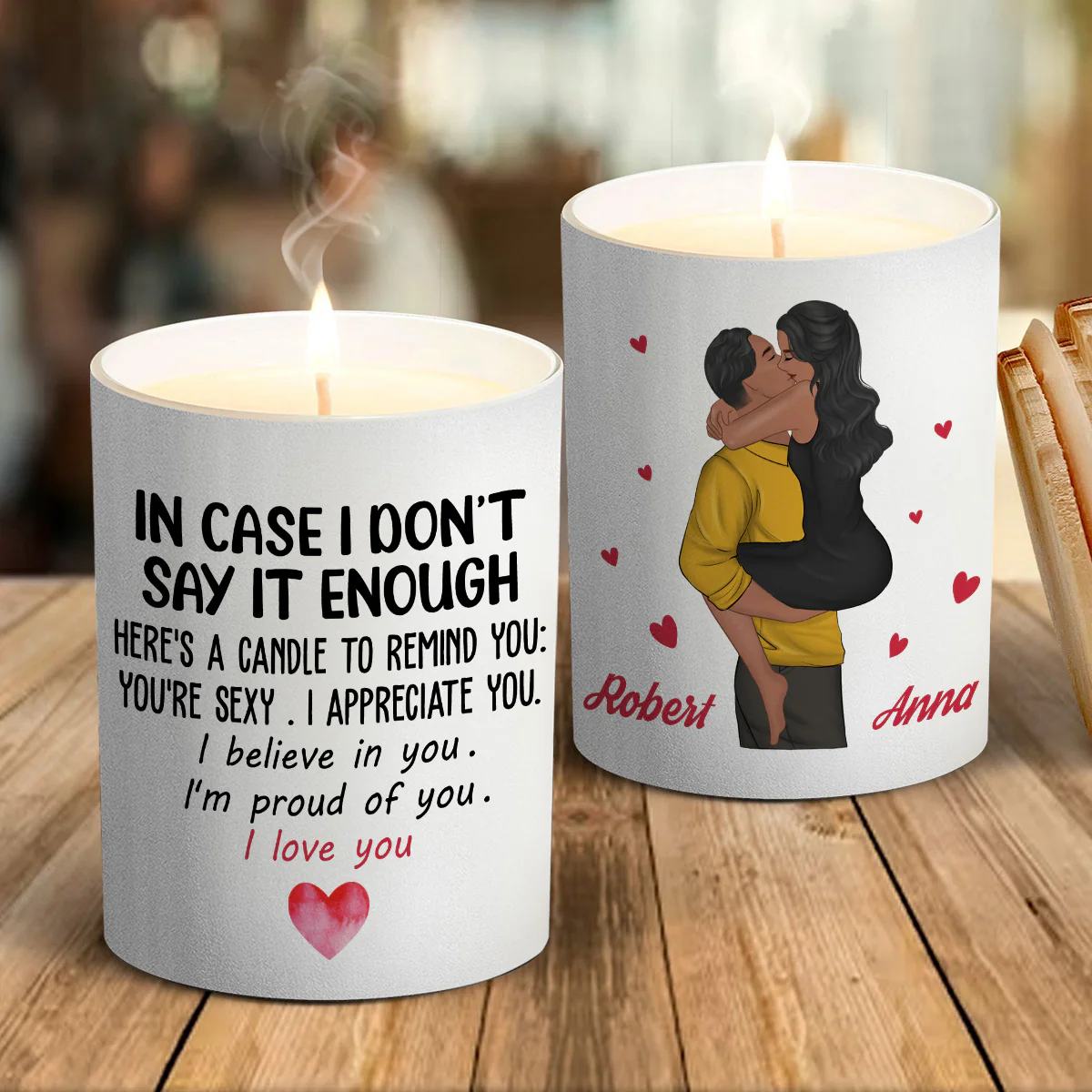 I Believe In You - Personalized Custom Candle - Image 3