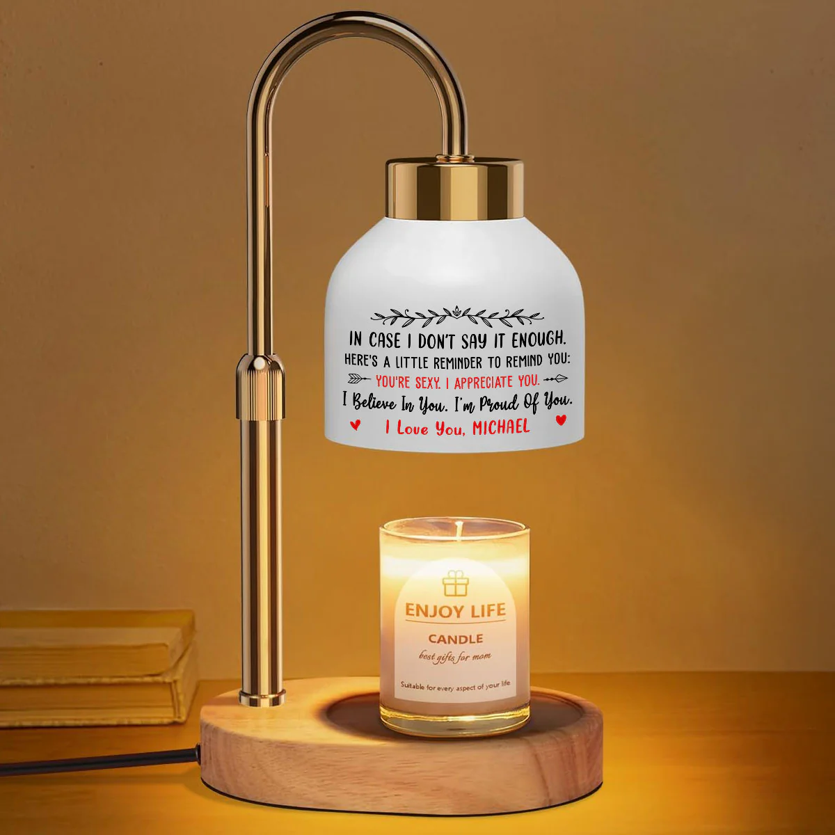 I Believe In You - Personalized Custom Candle Warmer Lamp - Image 2