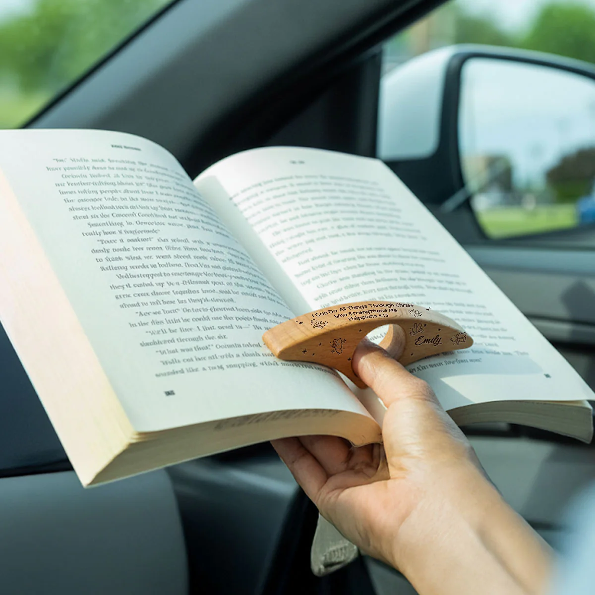 I Can Do All - Personalized Custom Book Page Holder - Image 5