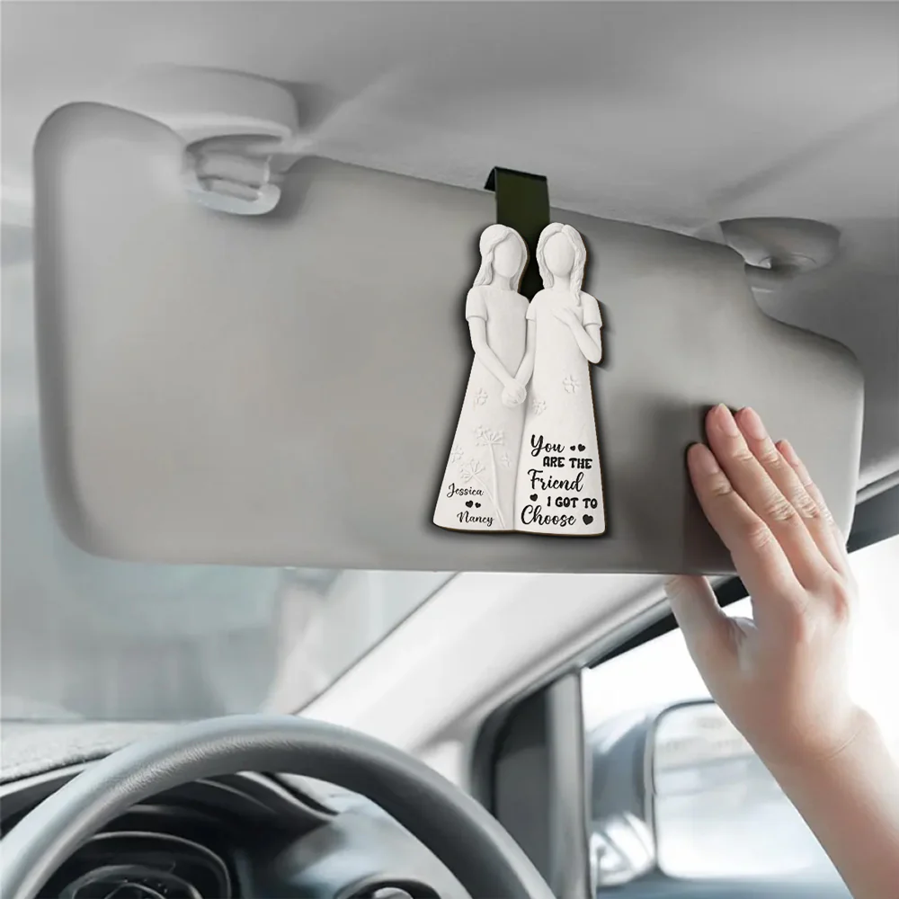 I Choose You - Personalized Custom Car Visor Clip - Image 3