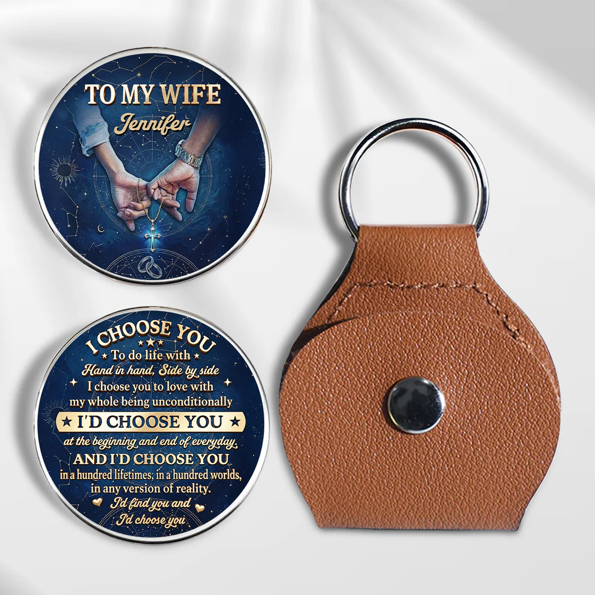 I Choose You - Personalized Custom Pocket Hug