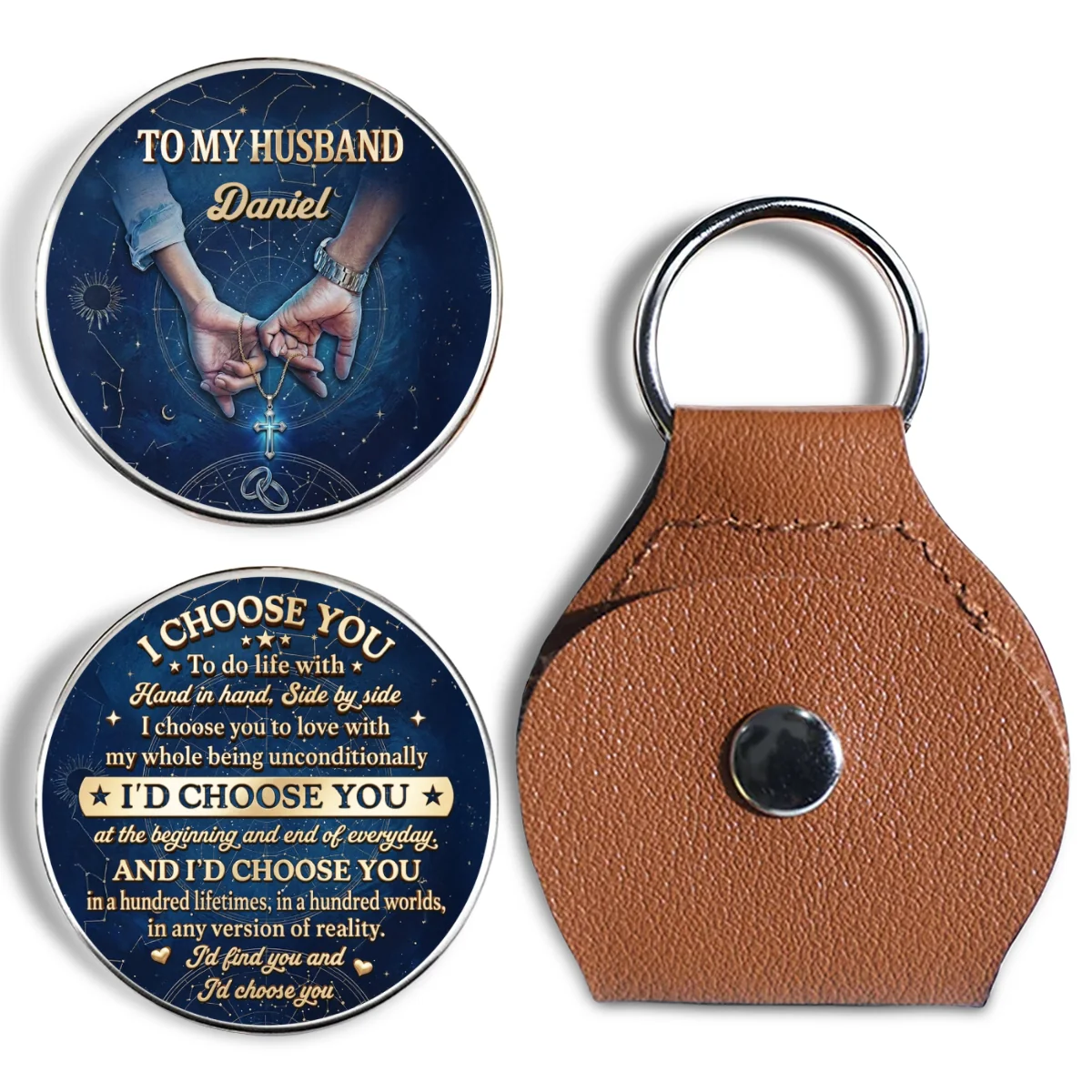 I Choose You - Personalized Custom Pocket Hug - Image 6