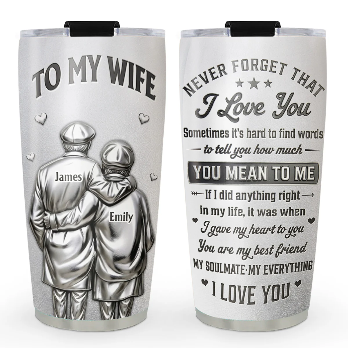 I Did Anything Right In My Life - Personalized Custom 3D Effect Tumbler