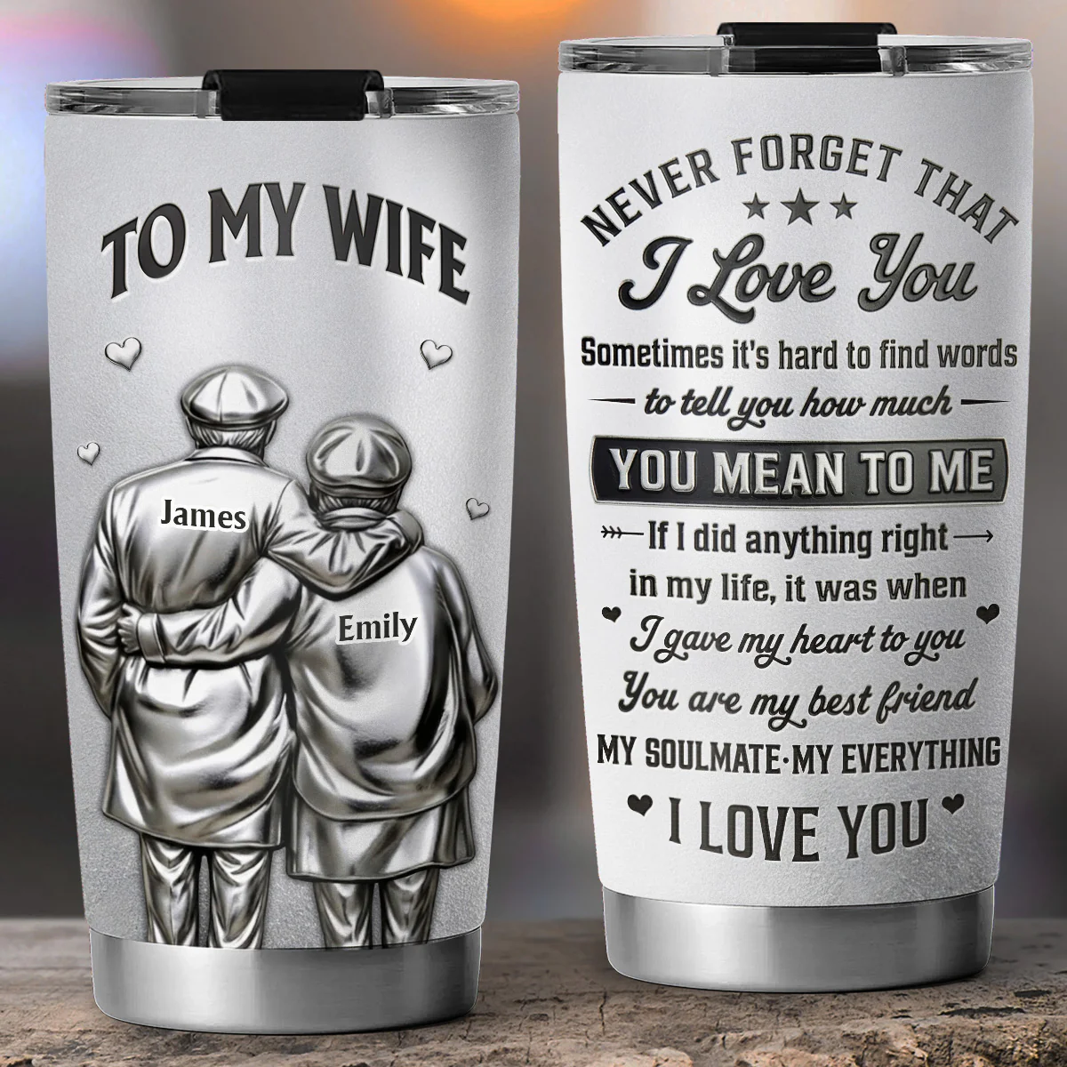 I Did Anything Right In My Life - Personalized Custom 3D Effect Tumbler - Image 3
