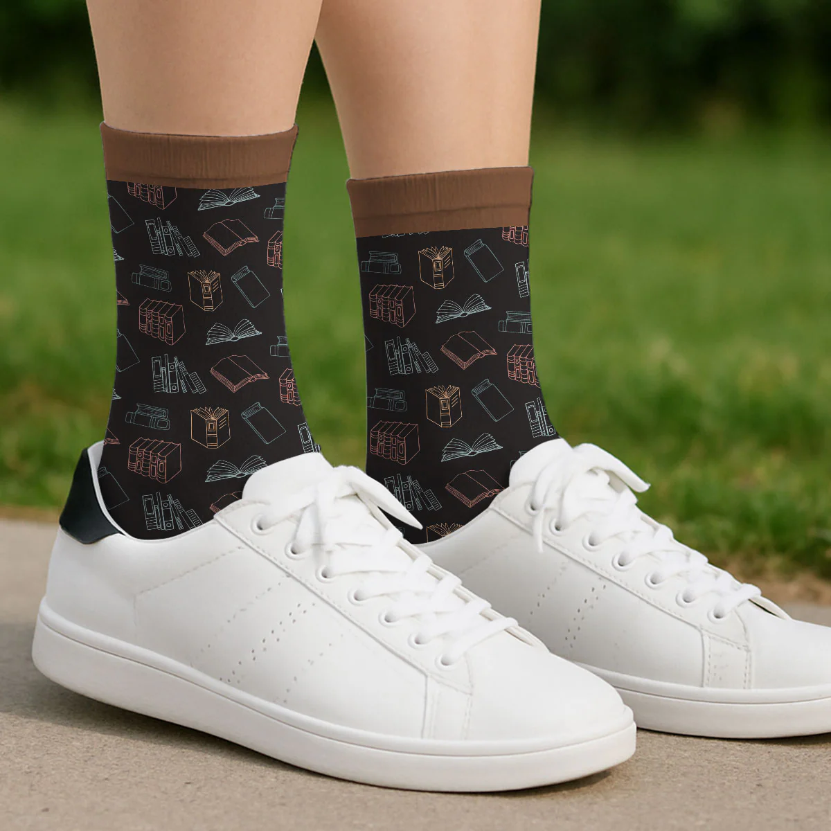 I Do Need - Personalized Custom Crew Socks - Image 4