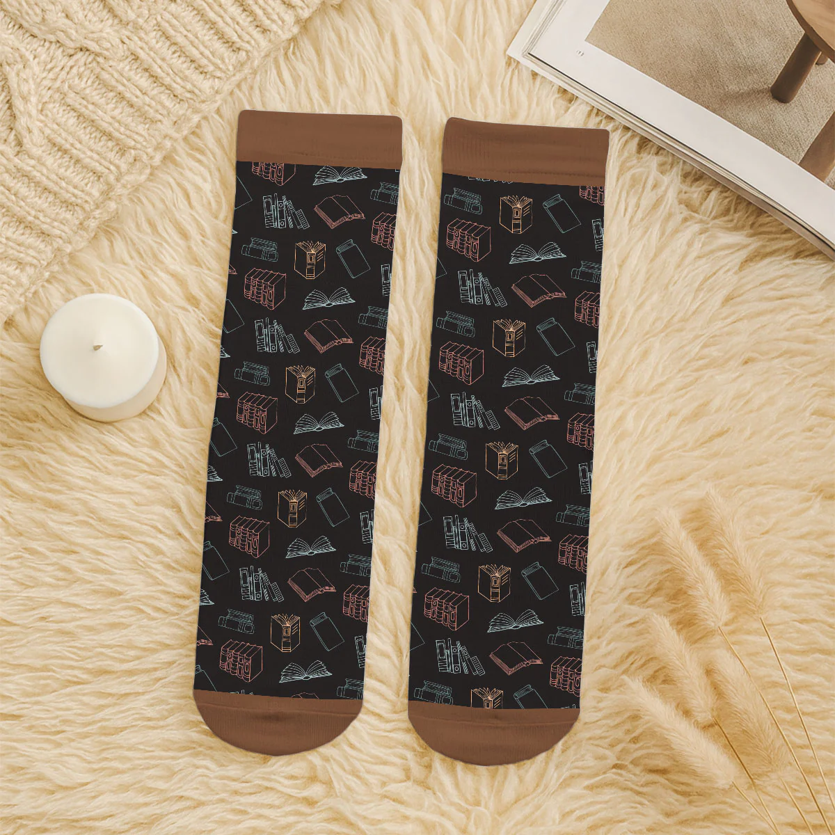 I Do Need - Personalized Custom Crew Socks - Image 5