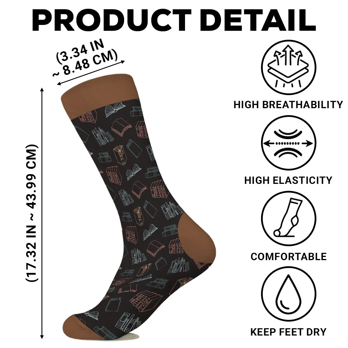 I Do Need - Personalized Custom Crew Socks - Image 7