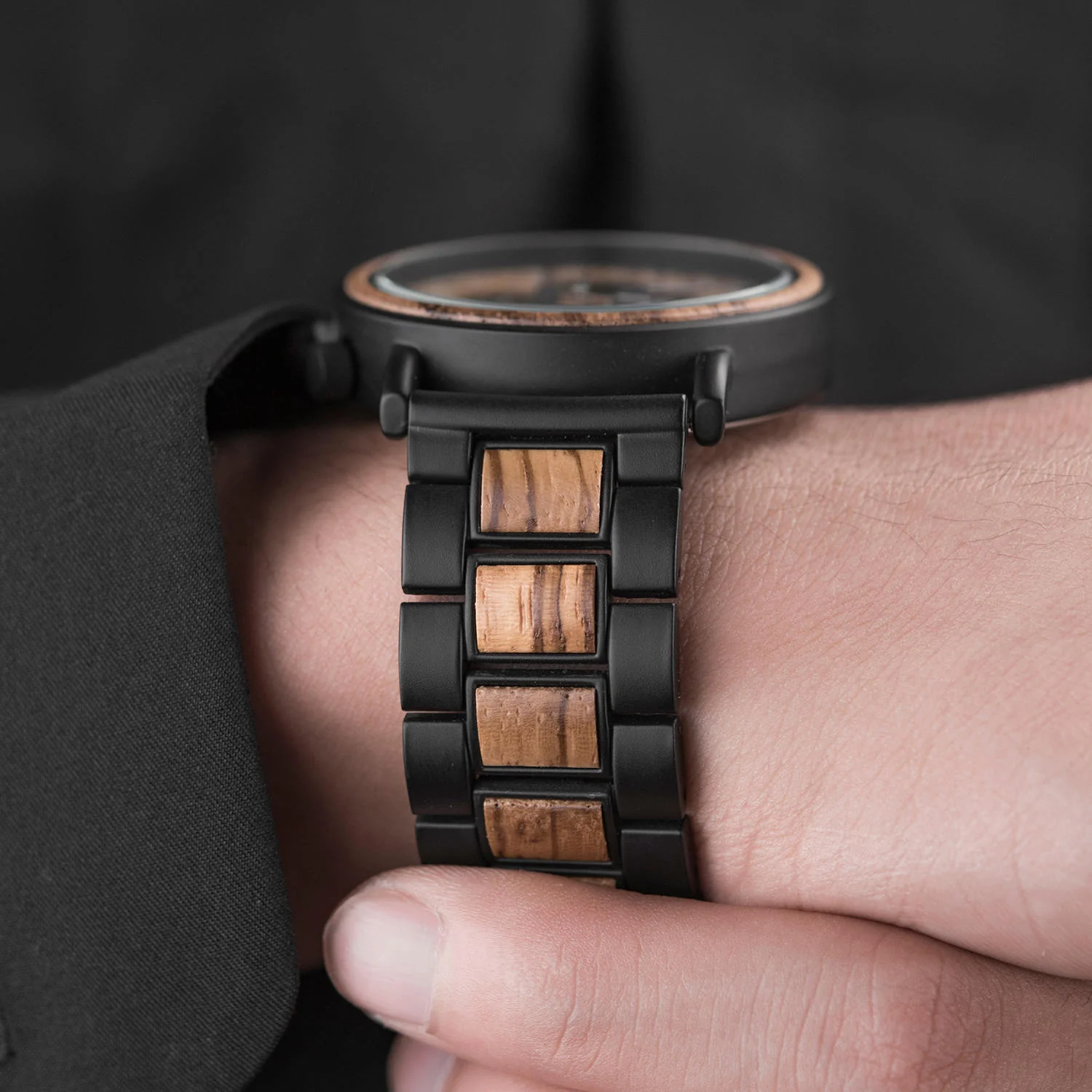 I Found My Missing Peace - Personalized Engraved Wooden Watches GP009 - Image 4