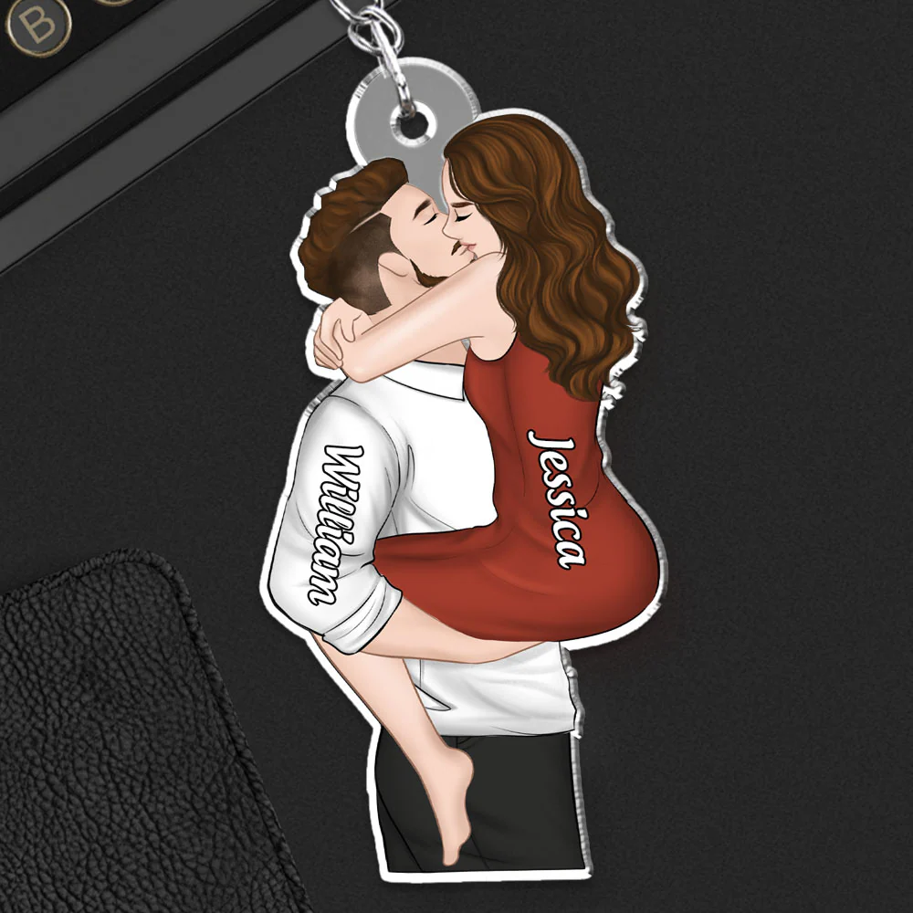 I Found My Missing Piece - Personalized Custom Acrylic Keychain