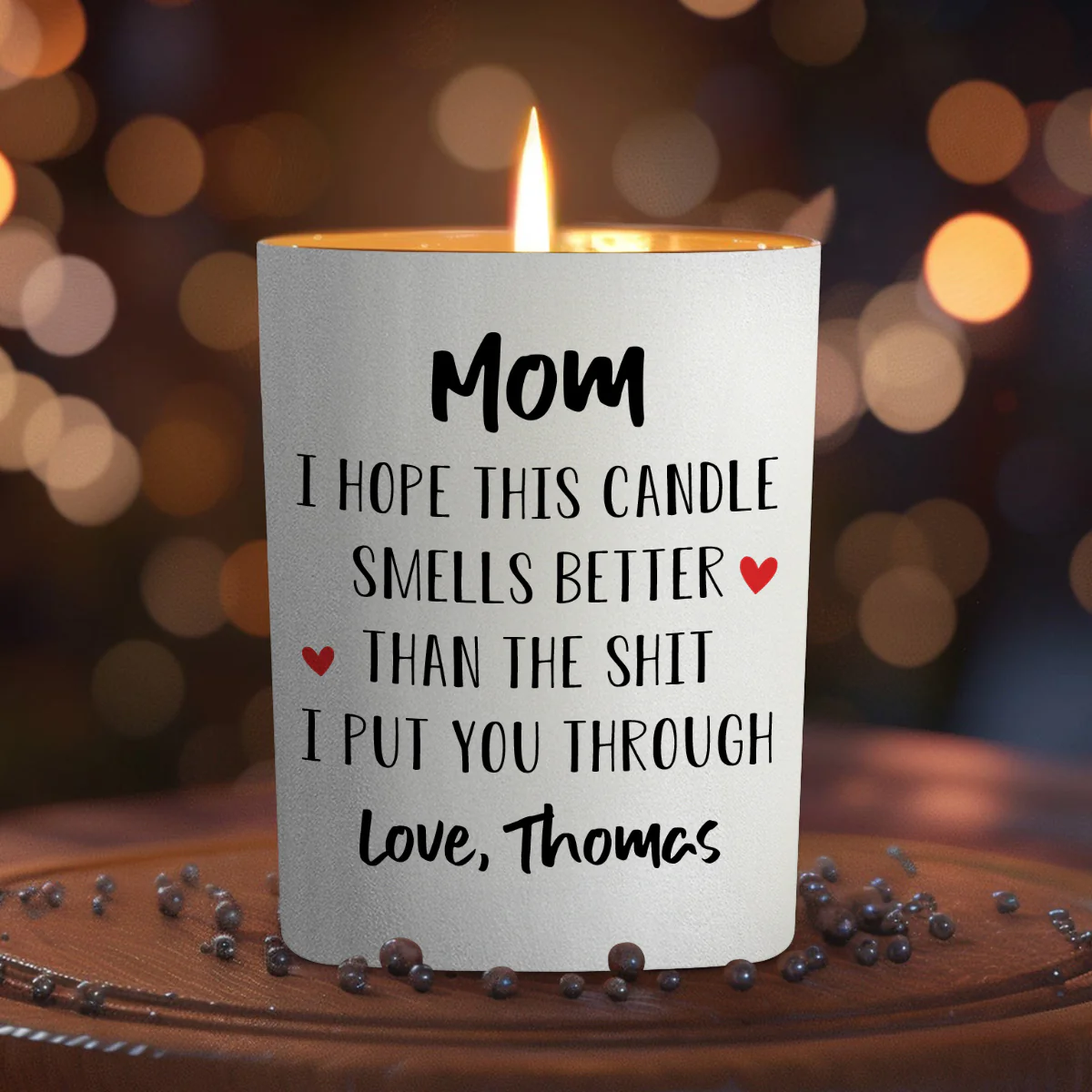 I Hope It Smells Good - Personalized Custom Candle - Image 2