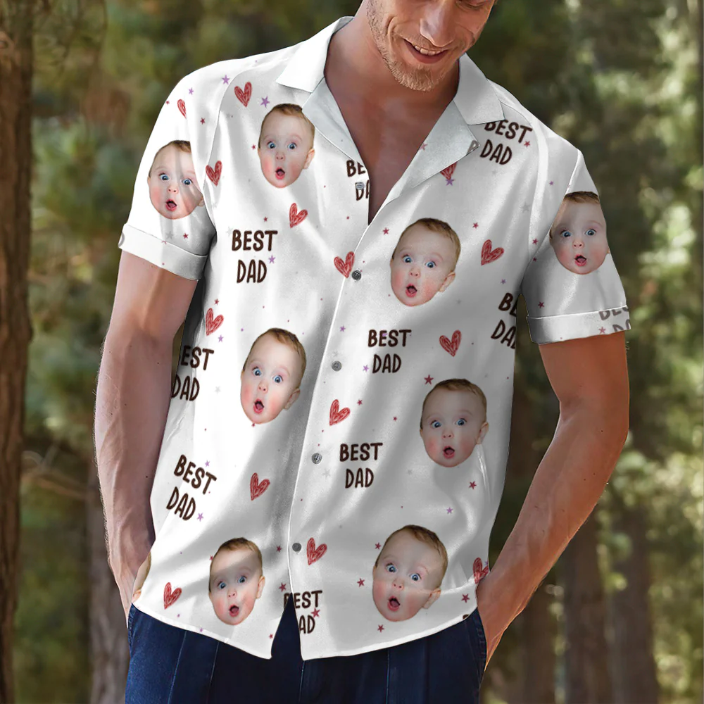 I Love You Dad - Personalized Custom Hawaiian Shirt - Image 5