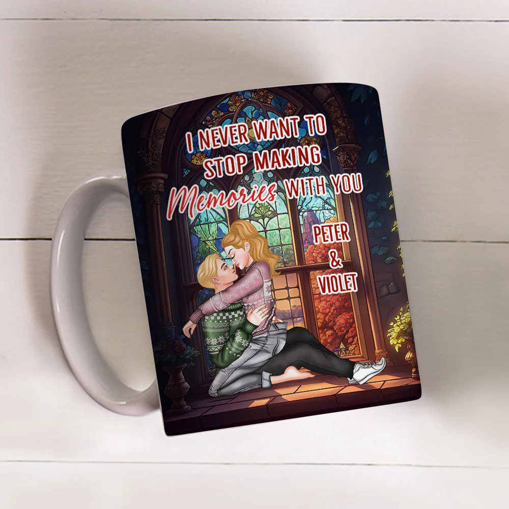 I Love You More With Each Passing Year - Personalized Custom Coffee Mug - Image 5