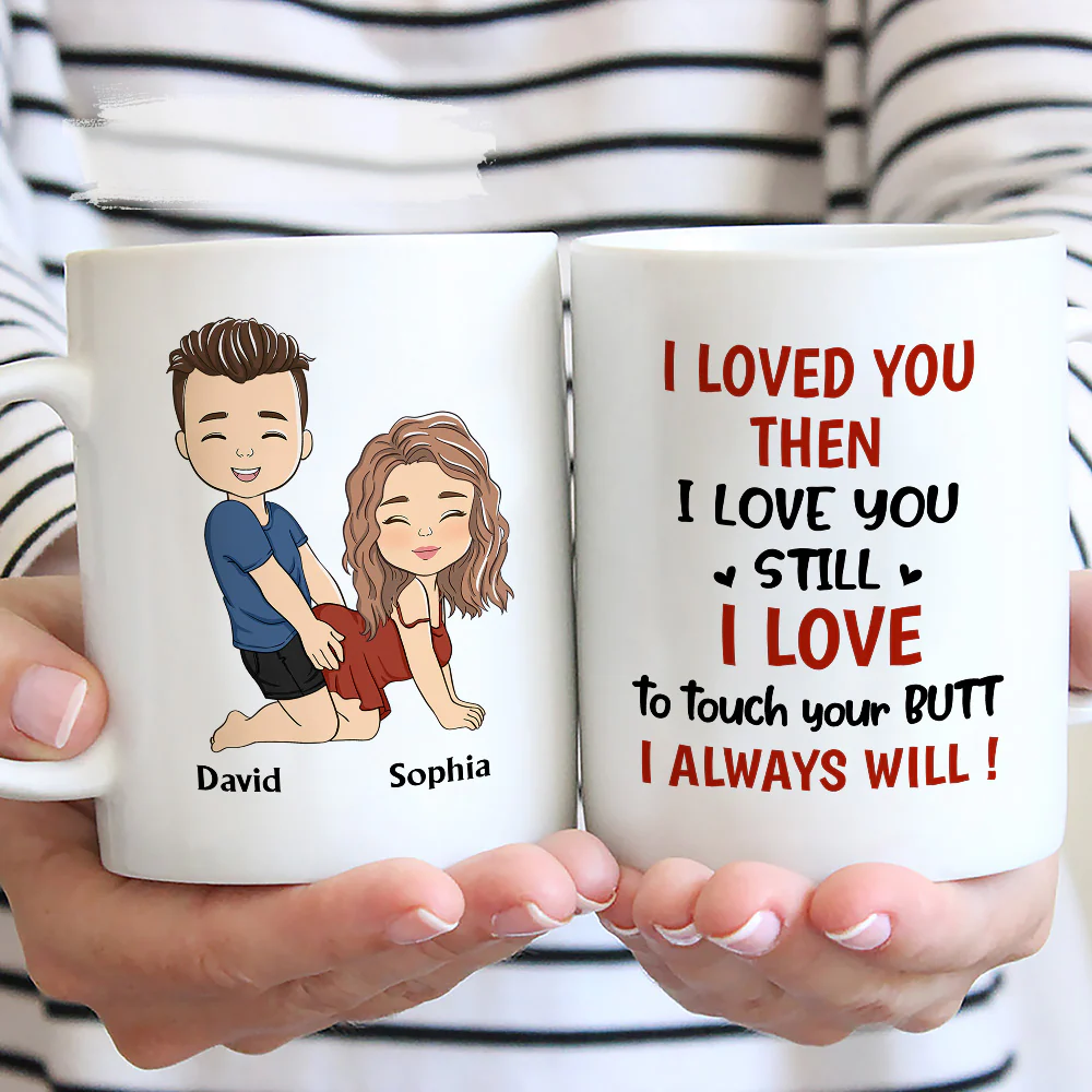 I Love Your Butt - Personalized Custom Coffee Mug - Image 5