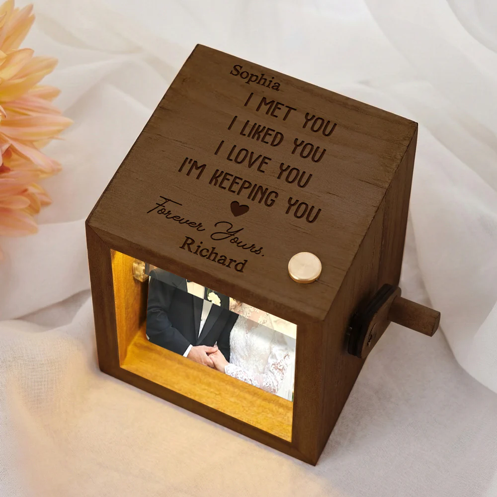 I Met You I Liked You - Personalized Custom Photo Flipbook Animation Box - Image 2