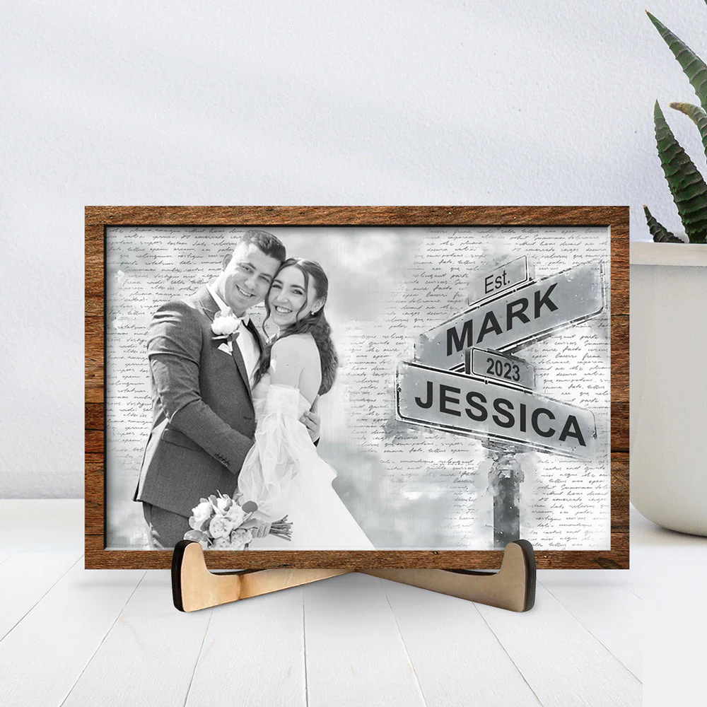 I Need You Because I Love You - Personalized Wooden Plaque - Image 2