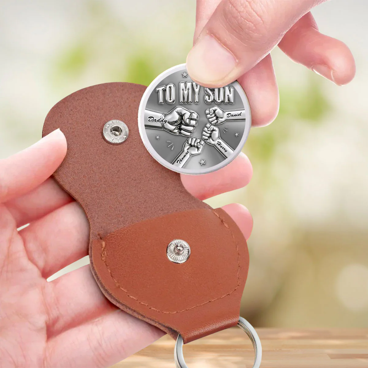 I Pray You Will Always Be Safe - Personalized Custom Pocket Hug - Image 3