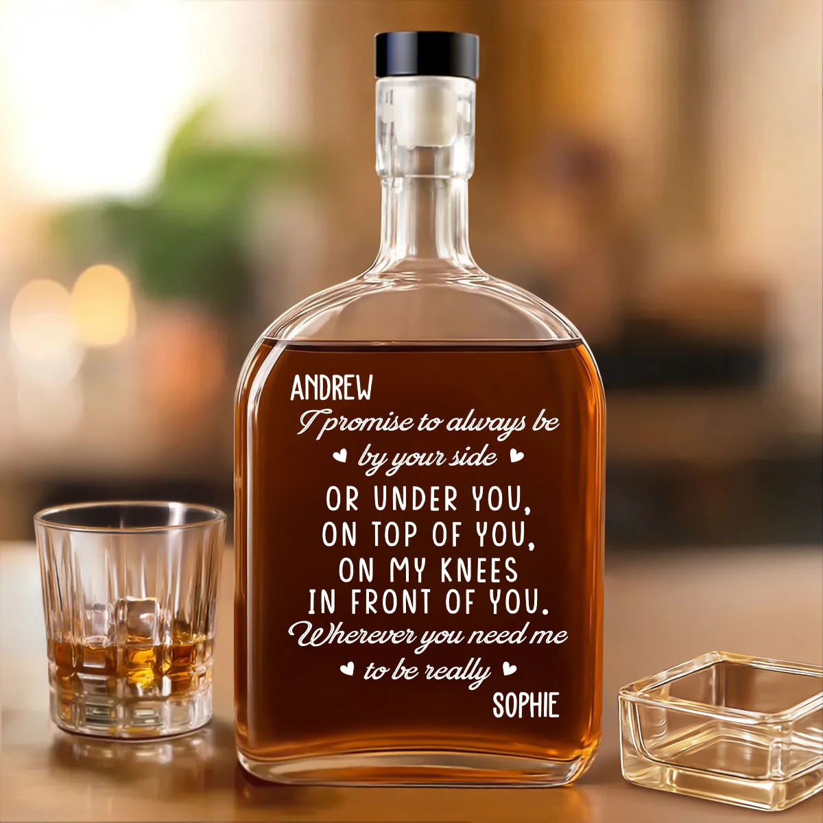 I Promise - Personalized Custom Spirits Decanter
