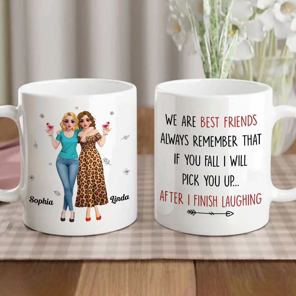 I Will Pick You After Laughing - Personalized Custom Coffee Mug - Image 2