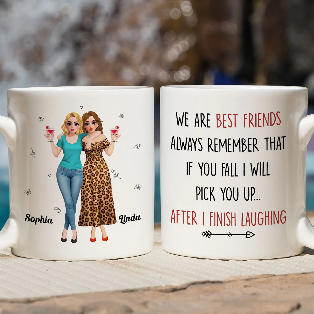 I Will Pick You After Laughing - Personalized Custom Coffee Mug - Image 3