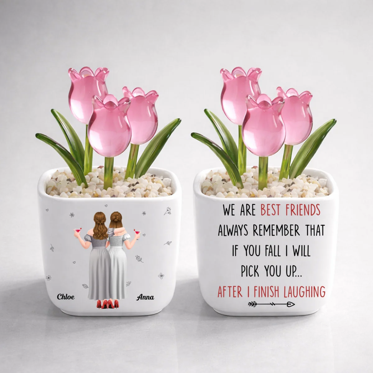 I Will Pick You After - Personalized Custom Glass Everlasting Tulips - Image 11