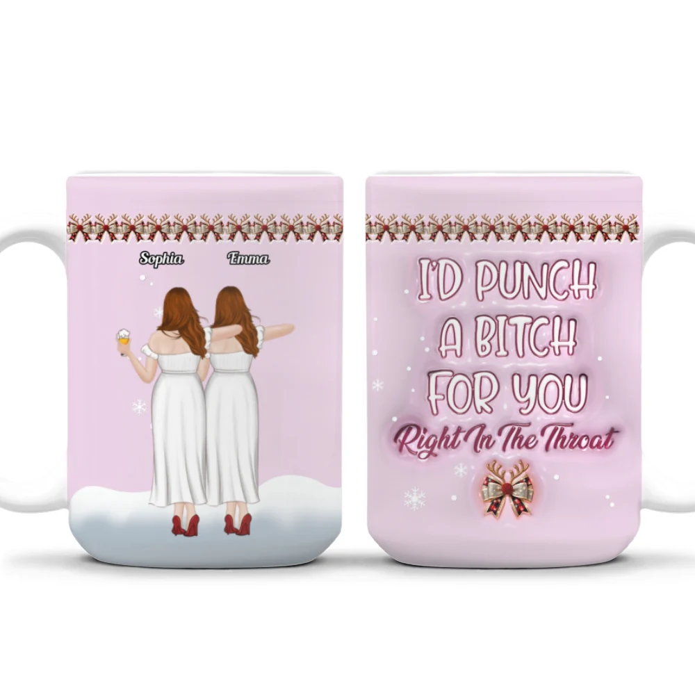 I Will Protect You - Personalized Custom 3D Inflated Effect Coffee Mug - Image 11