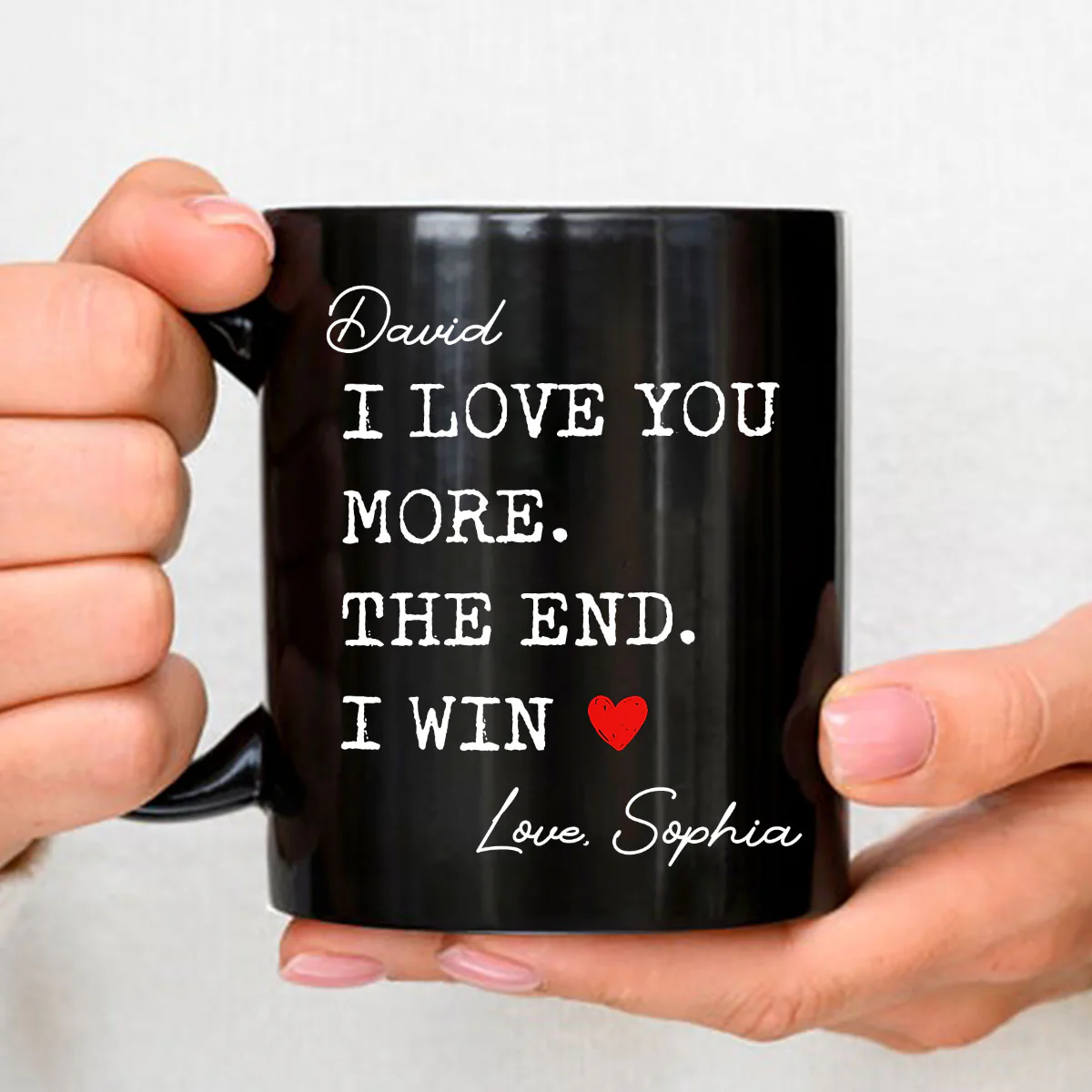 I Win - Personalized Custom Coffee Mug - Image 3