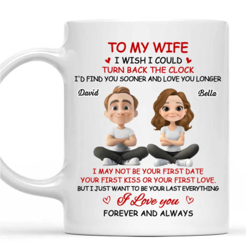 I Wish I Could Turn Back The Clock - Personalized Custom Coffee Mug - Image 7