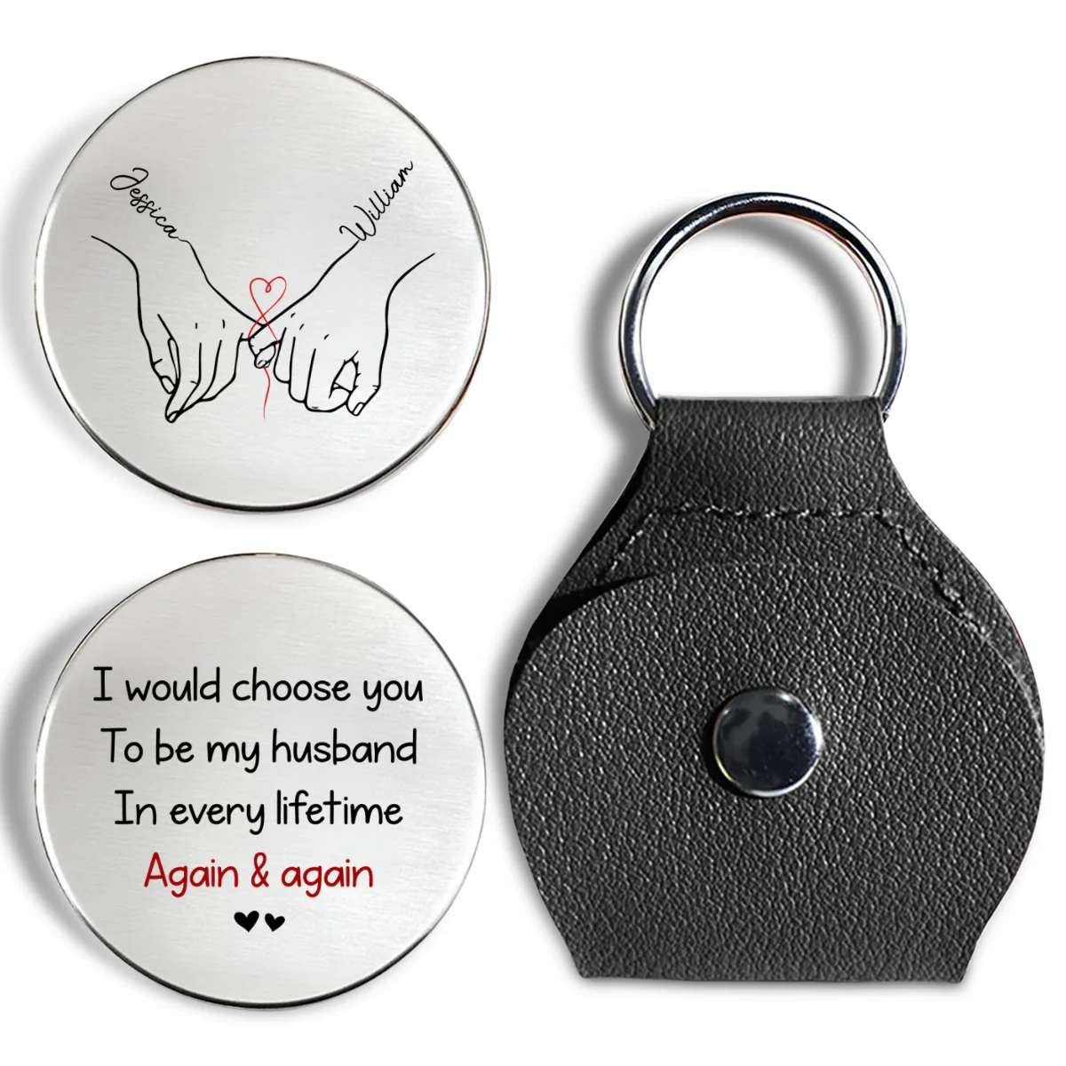 I Would Choose You - Personalized Custom Pocket Hug - Image 7