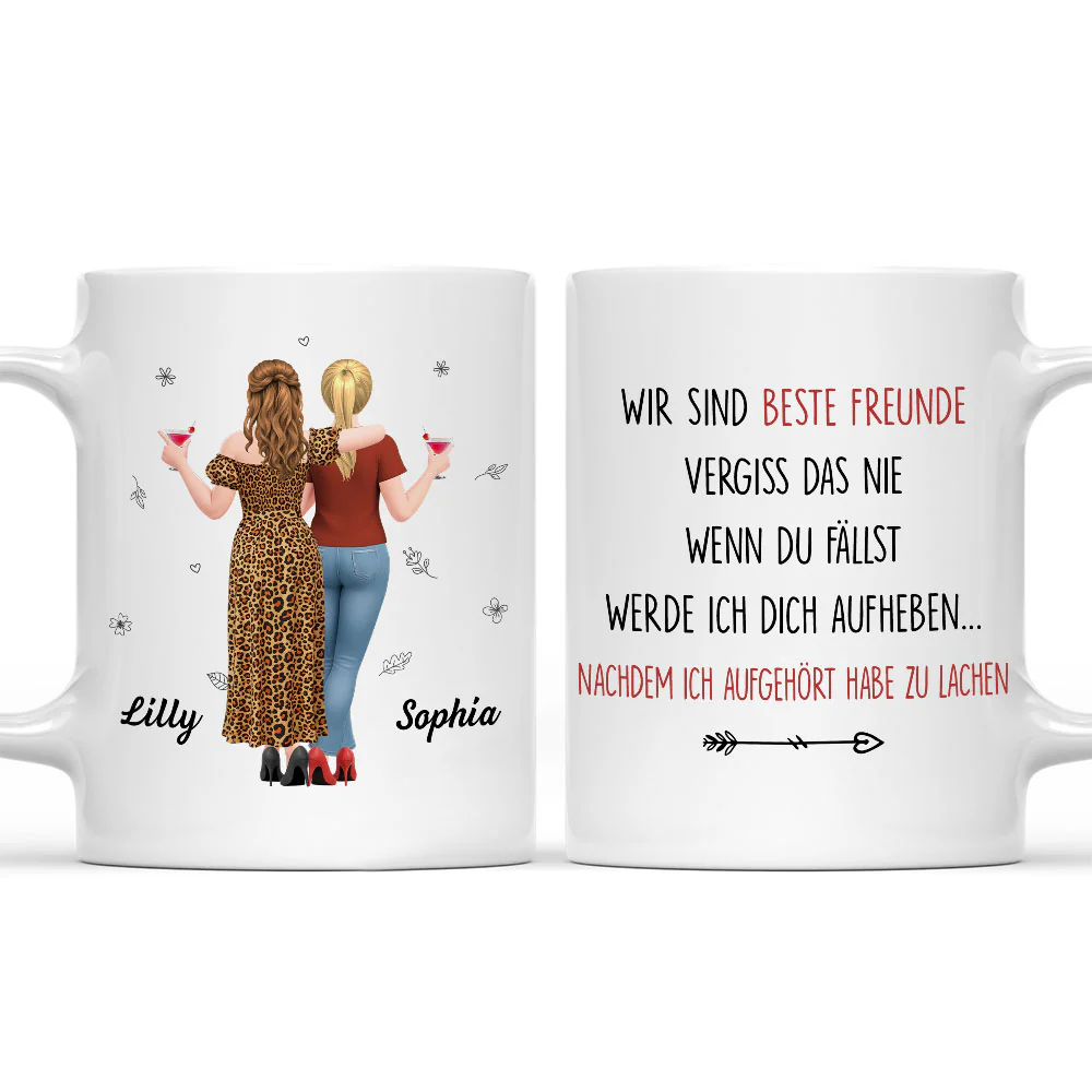 Ich hebe dich danach auf – Personalisierte Kaffeetasse