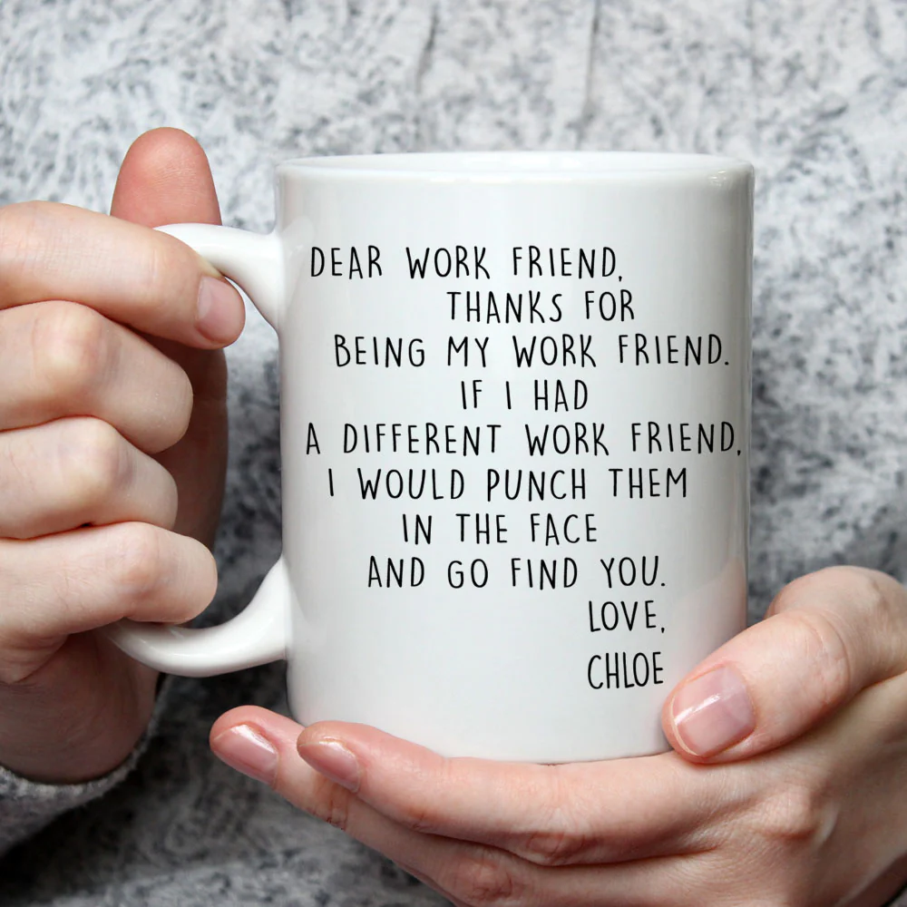 If I Had A Different Work Friend - Personalized Custom Coffee Mug - Image 3