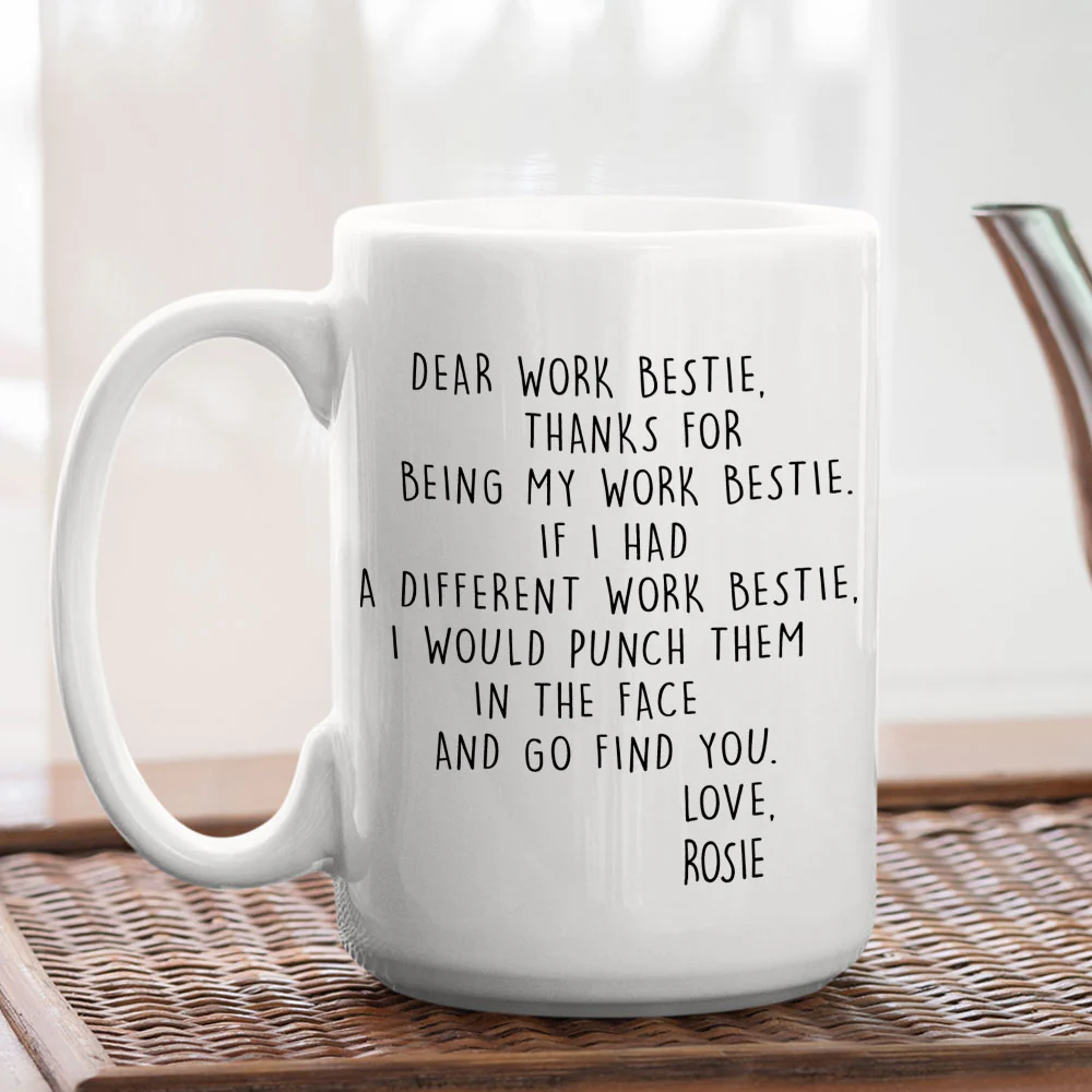 If I Had A Different Work Friend - Personalized Custom Coffee Mug - Image 5