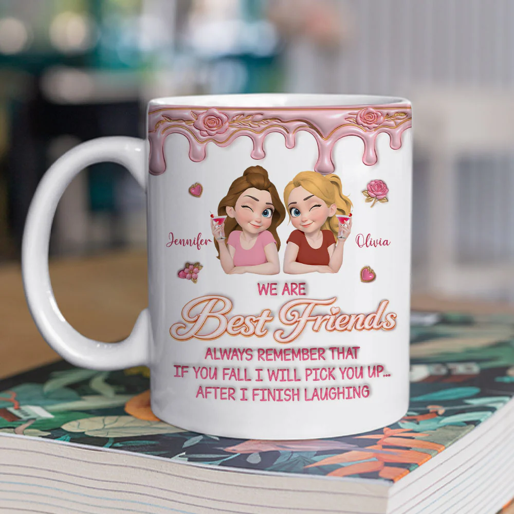 If You Fall You Have Me - Personalized Custom 3D Effect Mug - Image 2