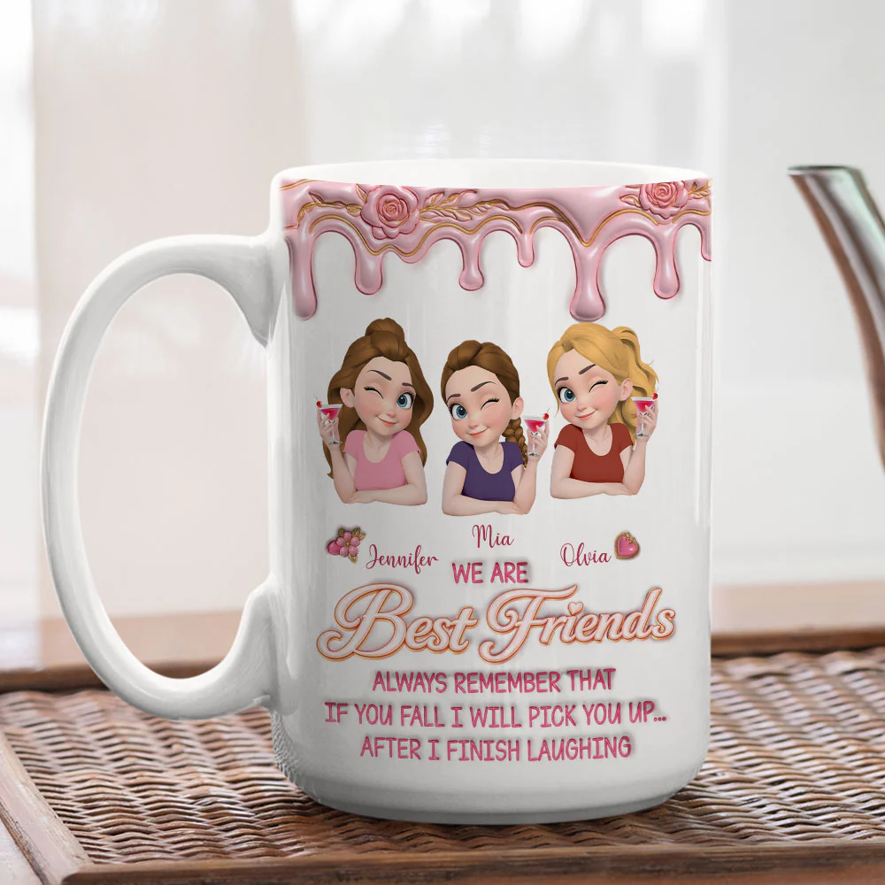 If You Fall You Have Me - Personalized Custom 3D Effect Mug - Image 5
