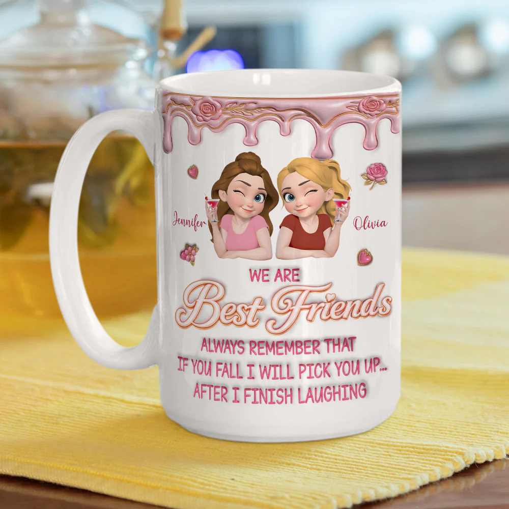 If You Fall You Have Me - Personalized Custom 3D Effect Mug - Image 6