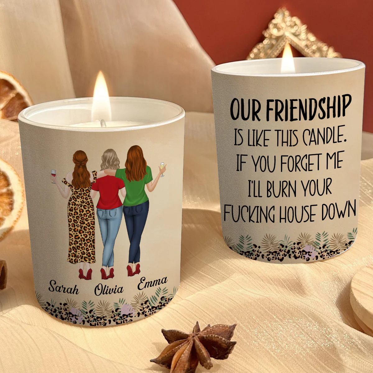If You Forget Me - Personalized Custom Candle - Image 5