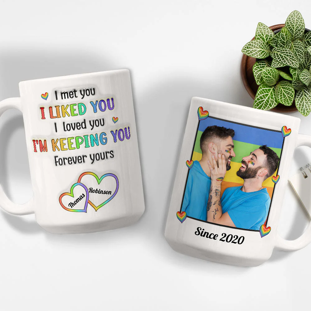 Im Keeping You Forever Yours - Personalized Custom 3D Inflated Effect Mug - Image 3