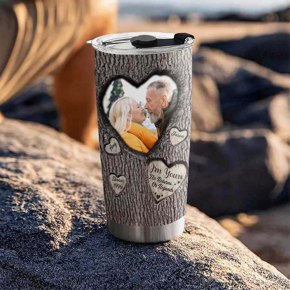 Im Yours No Returns Or Refunds - Personalized Custom Tumbler - Image 5