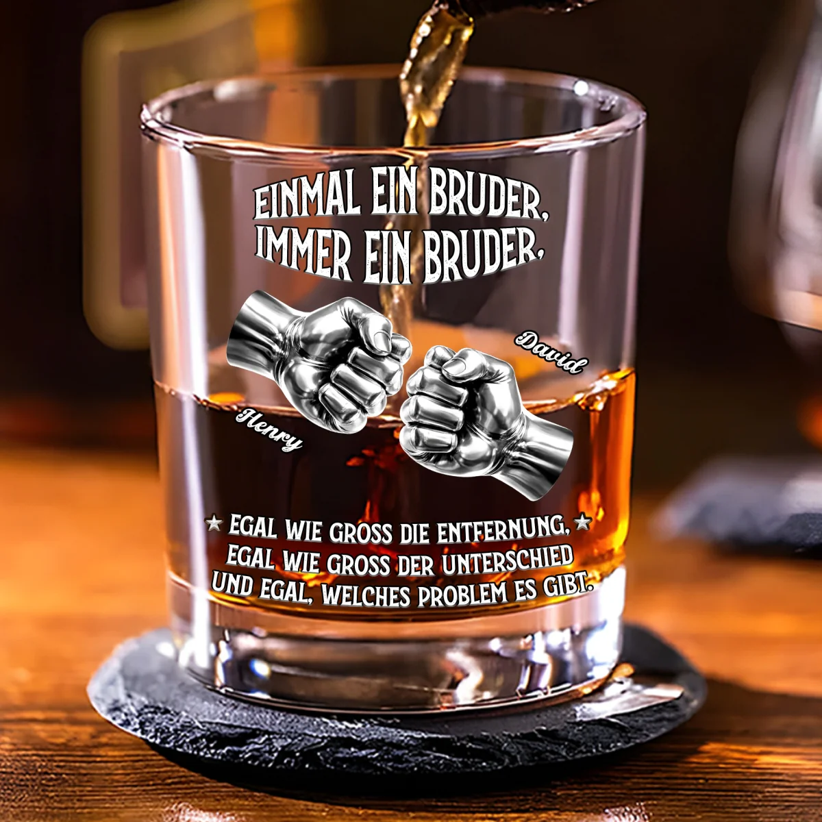 Immer Mein Bruder – Personalisiertes Whiskyglas - Image 5