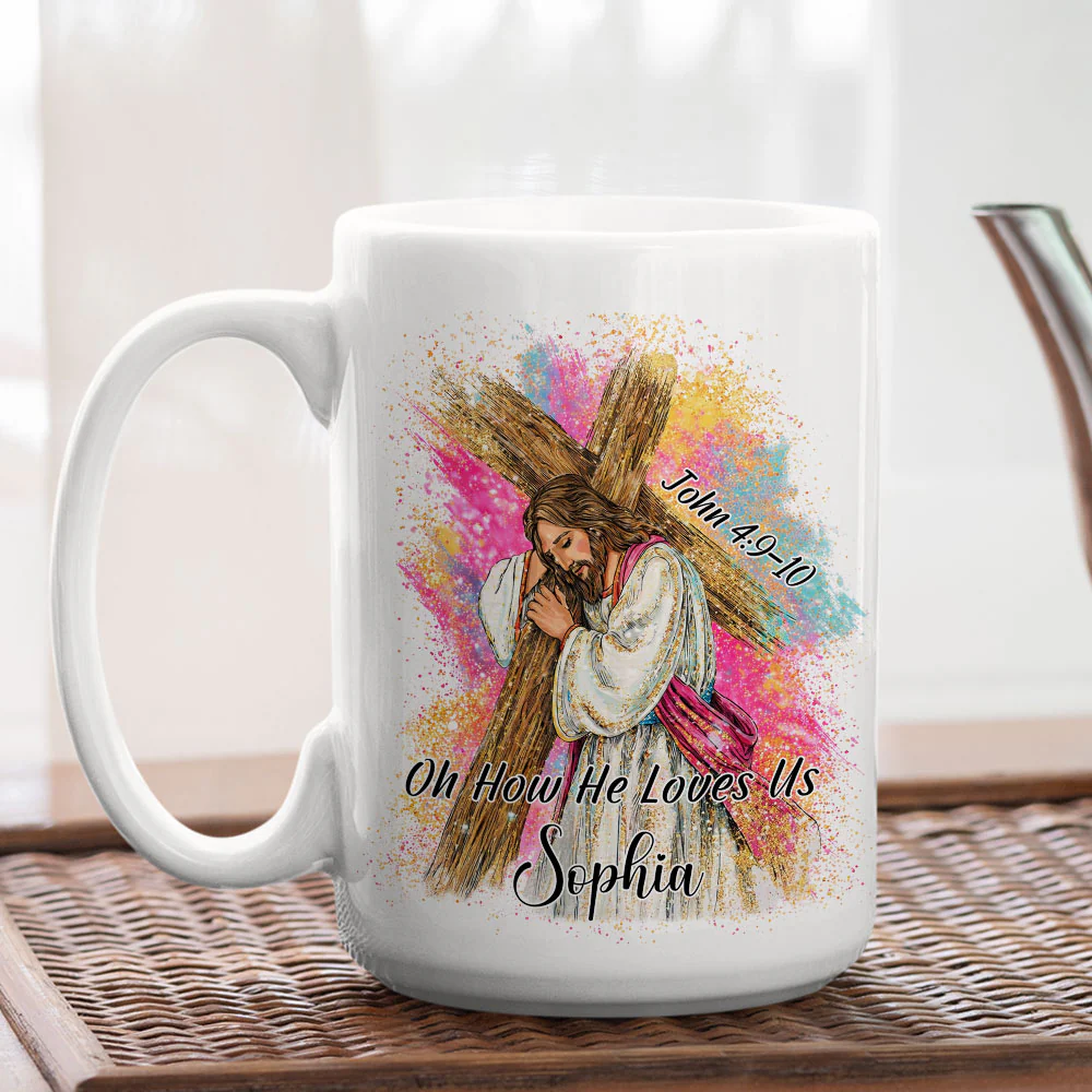 In His Love - Personalized Custom Coffee Mug - Image 4
