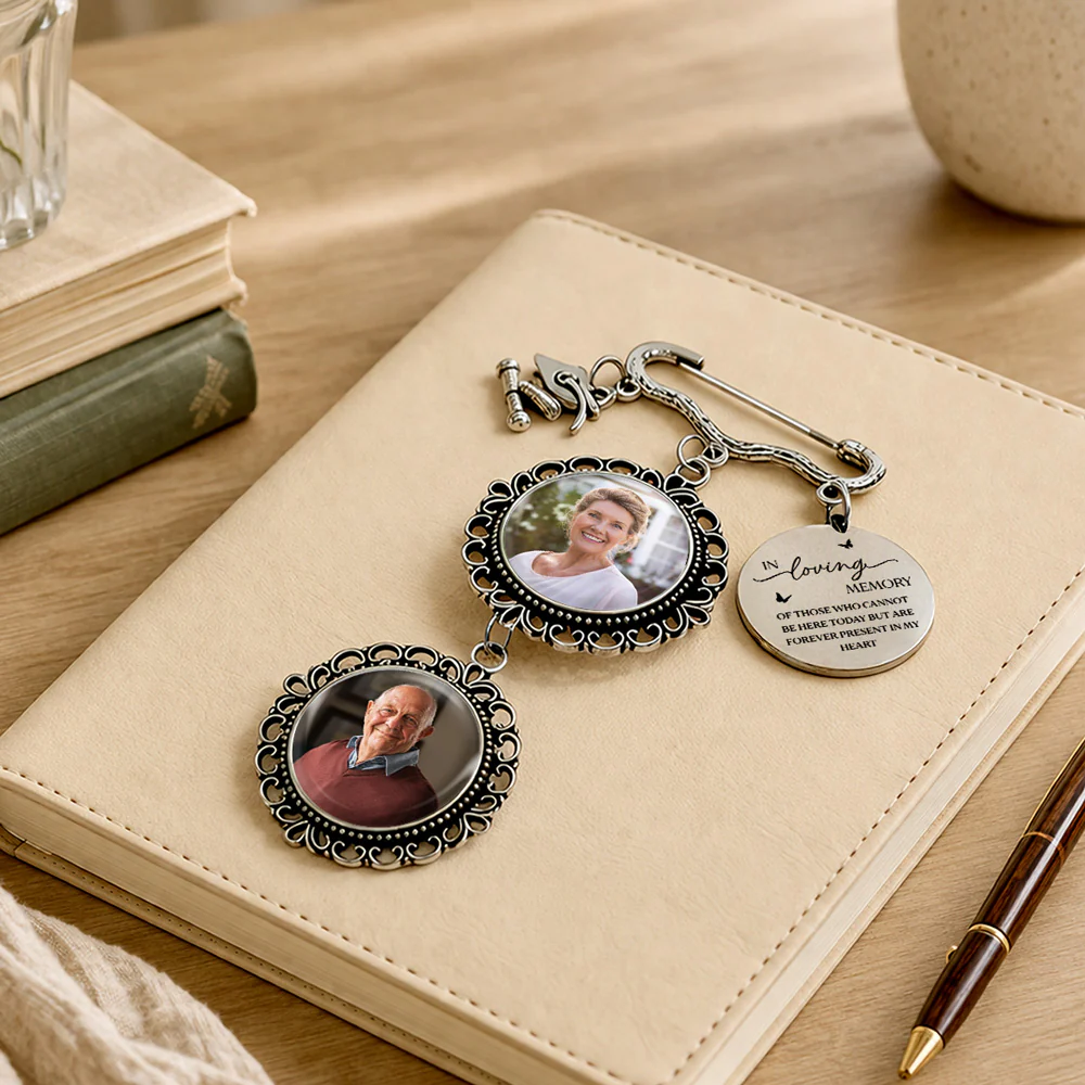 In Loving Memory - Personalized Custom Graduation Tassel Pin - Image 3