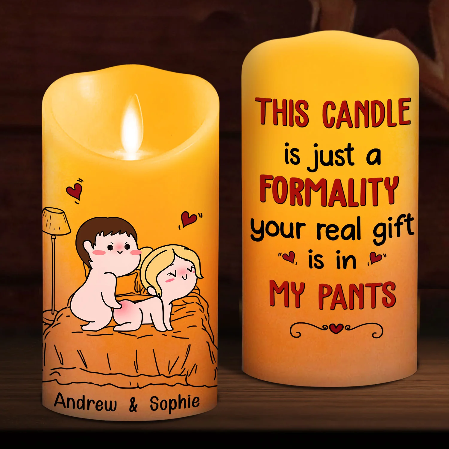 In My Pants - Personalized Custom LED Candle