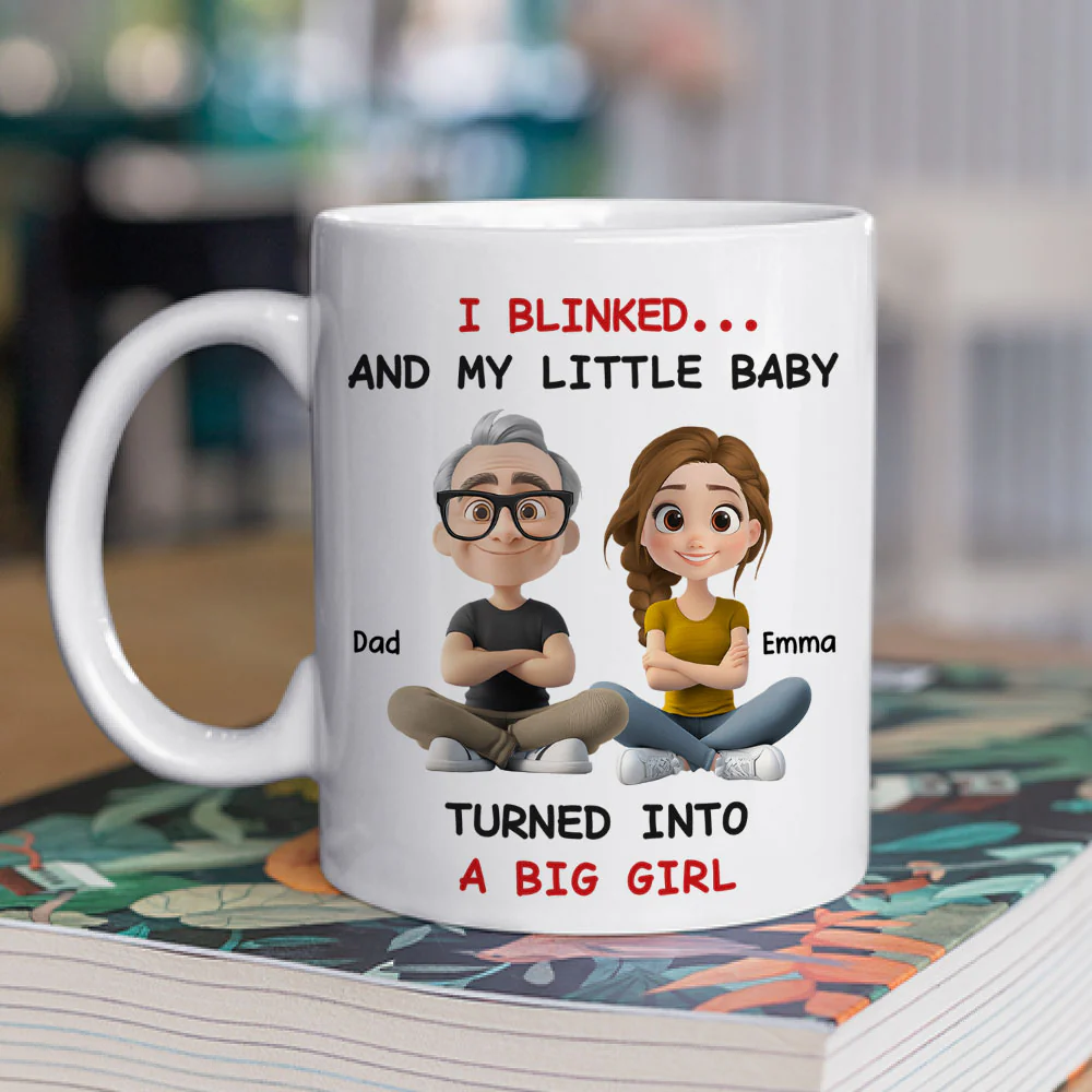 In The Blink Of An Eye - Personalized Custom Coffee Mug - Image 2