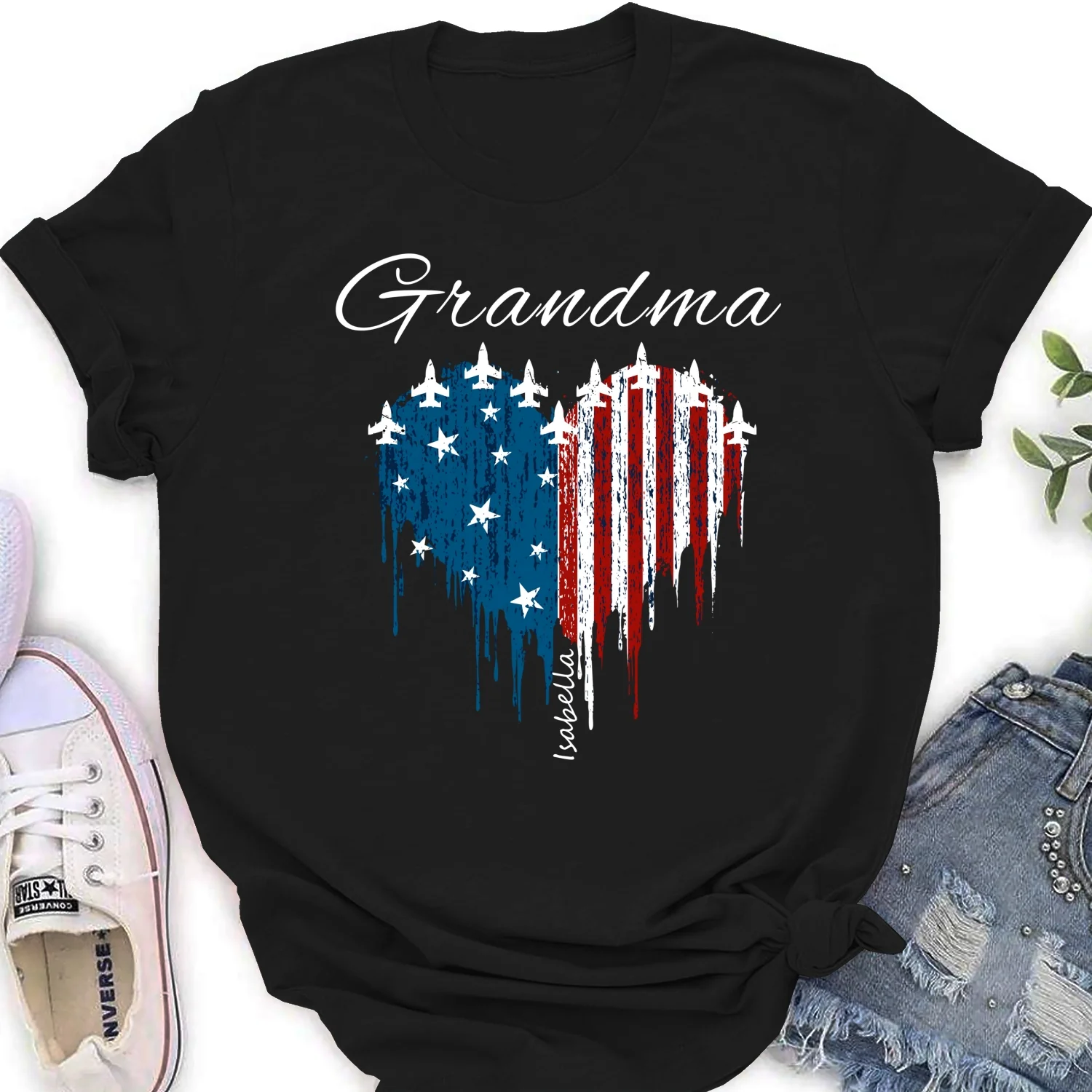 Independence Day Grandma - Personalized Custom Shirt - Image 15