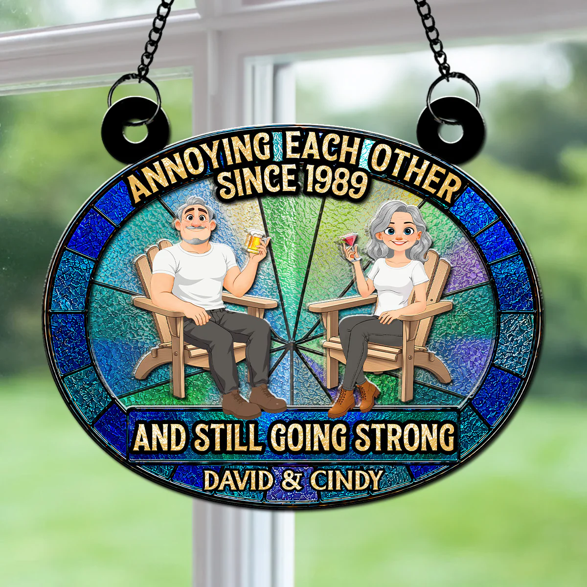 Infinite Love - Personalized Custom Suncatcher